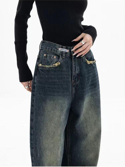 Baggy Jeans Damen | Vintage Waschung & Boyfriend Fit 9