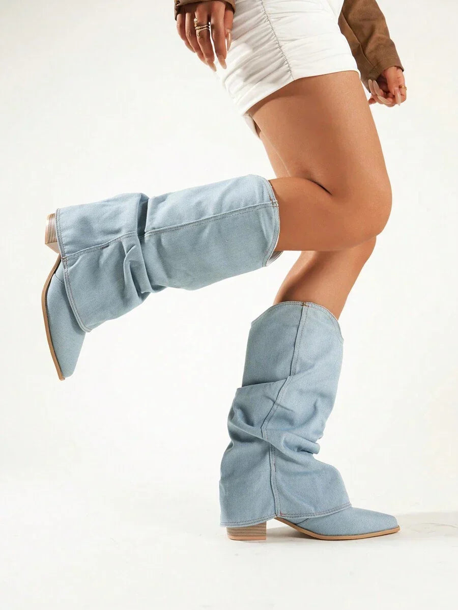 Cowboystiefel Damen | Spitzer Absatz & Auffälliges Design 4