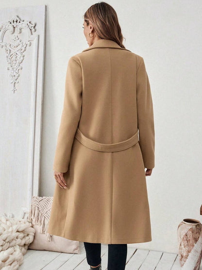 Mantel Damen | Streckender Schnitt mit Revers 8