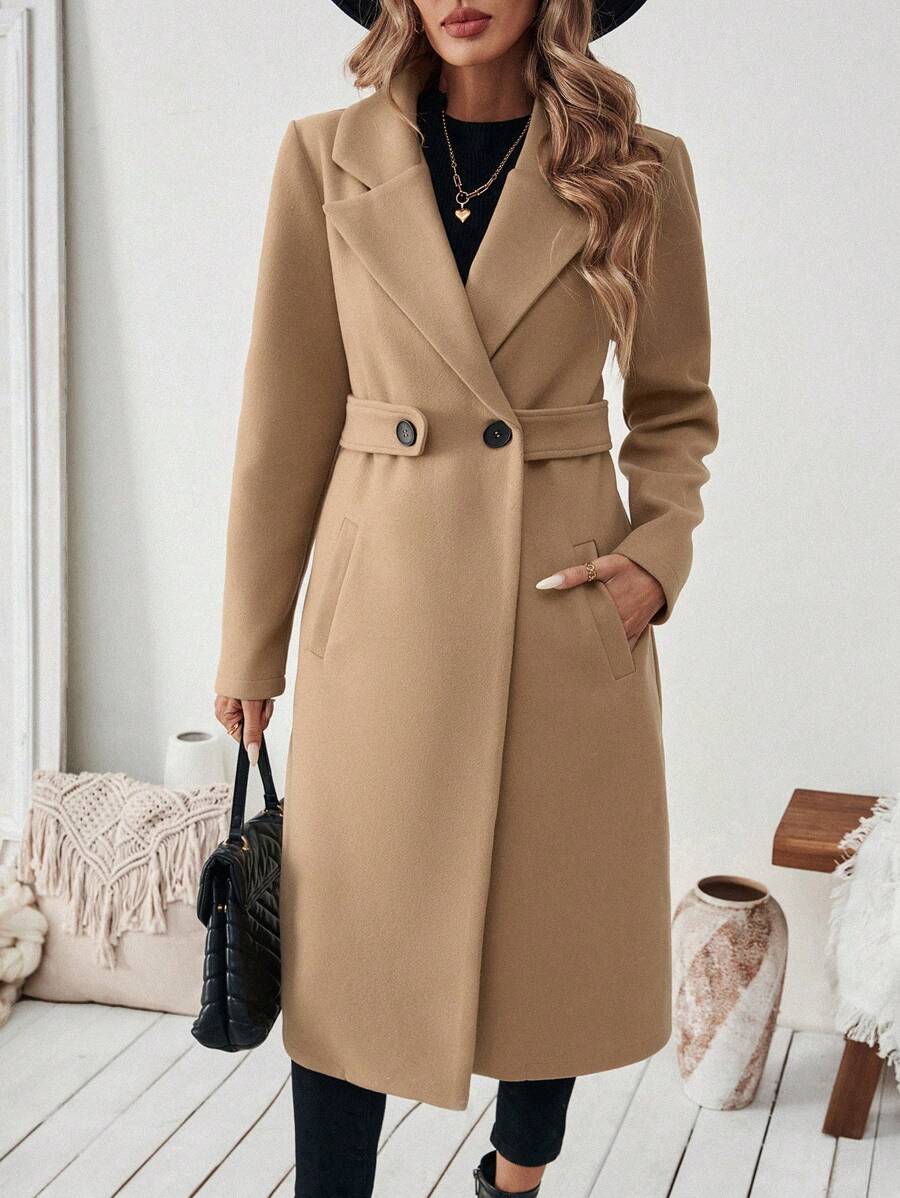 Mantel Damen | Streckender Schnitt mit Revers 6