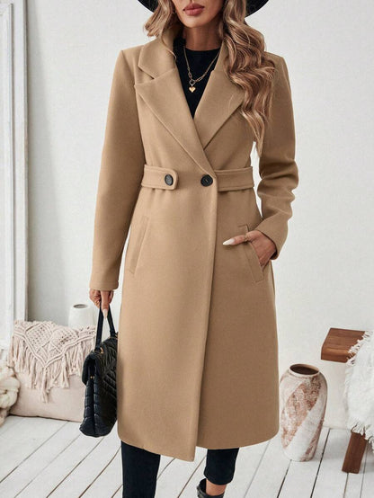 Mantel Damen | Streckender Schnitt mit Revers 6