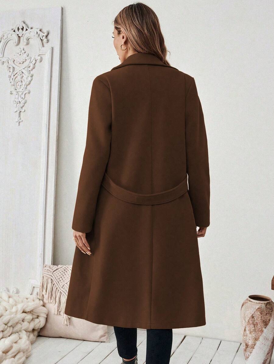 Mantel Damen | Streckender Schnitt mit Revers 13