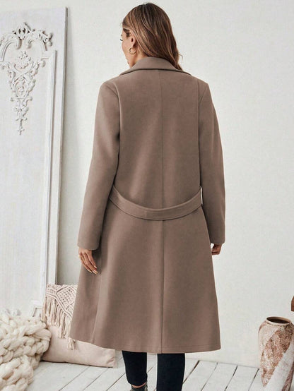 Mantel Damen | Streckender Schnitt mit Revers 18