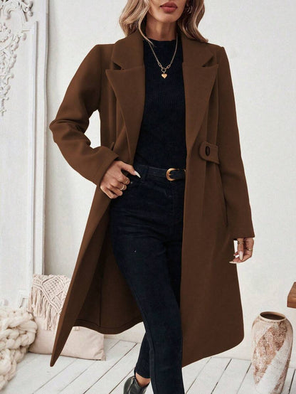 Mantel Damen | Streckender Schnitt mit Revers 15