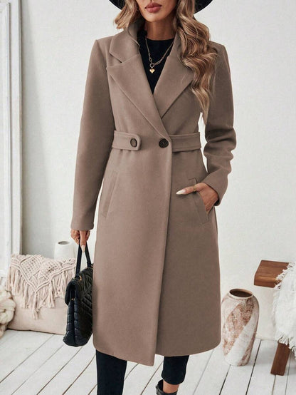 Mantel Damen | Streckender Schnitt mit Revers 3