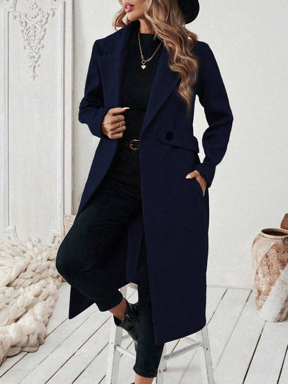 Mantel Damen | Streckender Schnitt mit Revers 27