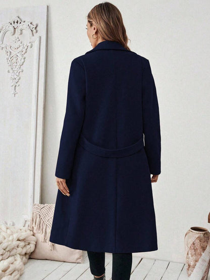Mantel Damen | Streckender Schnitt mit Revers 28