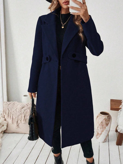 Mantel Damen | Streckender Schnitt mit Revers 29