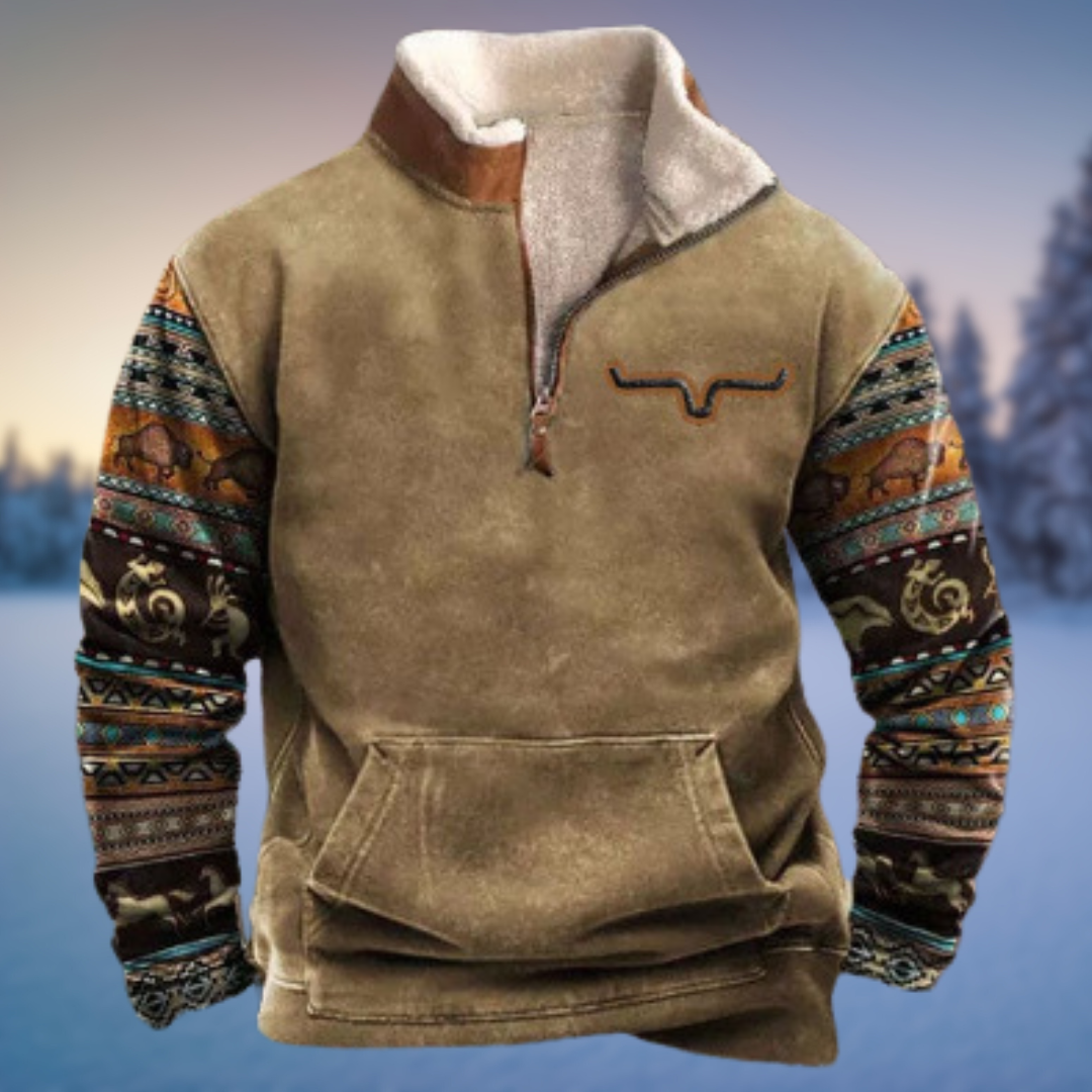Winterpullover Herren | Halb-Reißverschluss & Warm 5