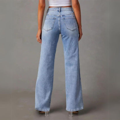 Jeans Damen High-Rise | Weites Bein & Bequemer Sitz 2