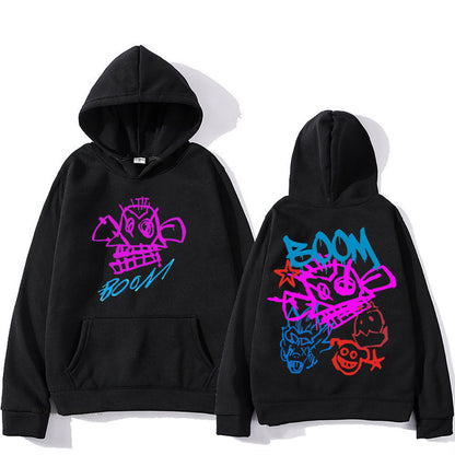 Hoodie Damen Langarm | Cartoon Print 1