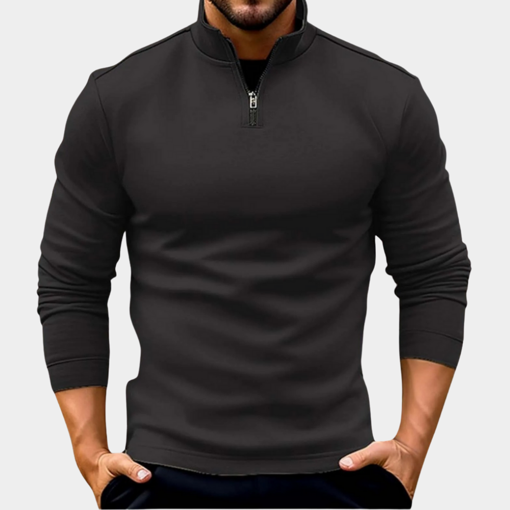 Pullover Herren | Viertelreißverschluss & Leichte Wärme 1