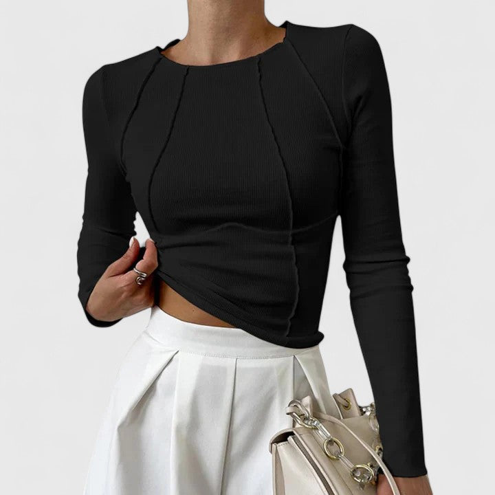 Langarmshirt Damen | Figurbetont & Vielseitig Kombinierbar 1