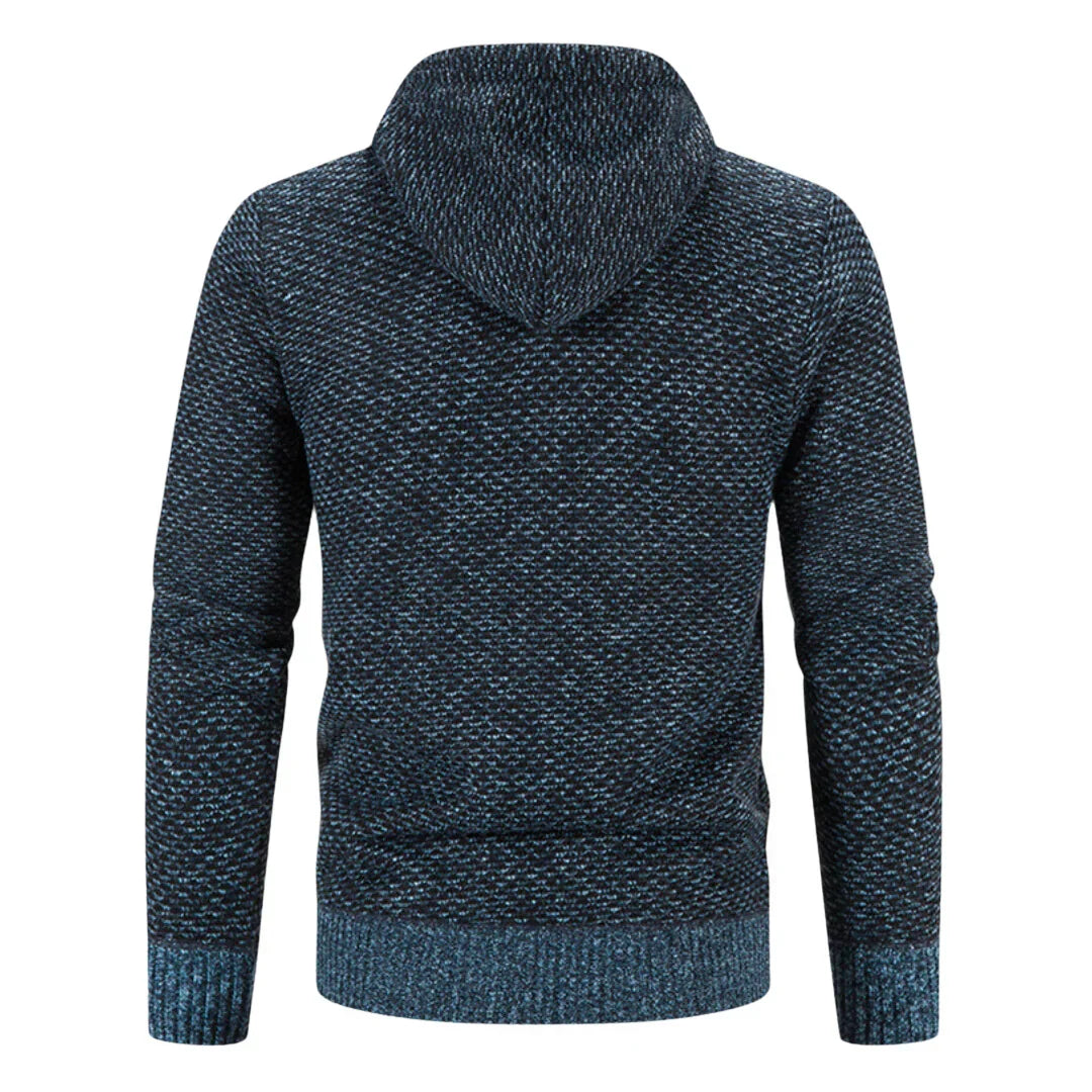 Strickjacke Herren | Wärmendes Innenfutter & Kapuze