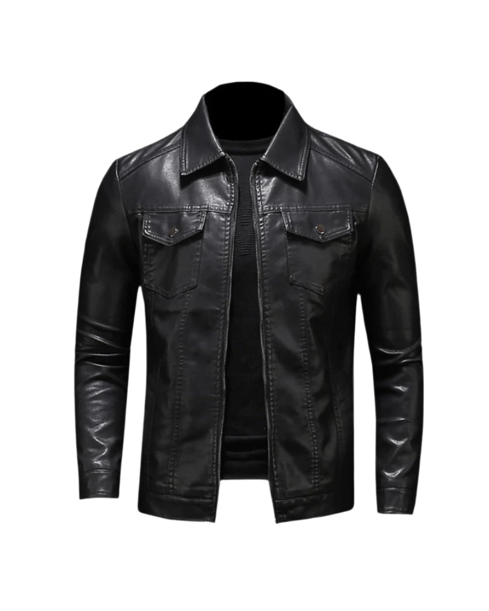 Bikerjacke Herren | Taillierter Schnitt & Edler Look 1