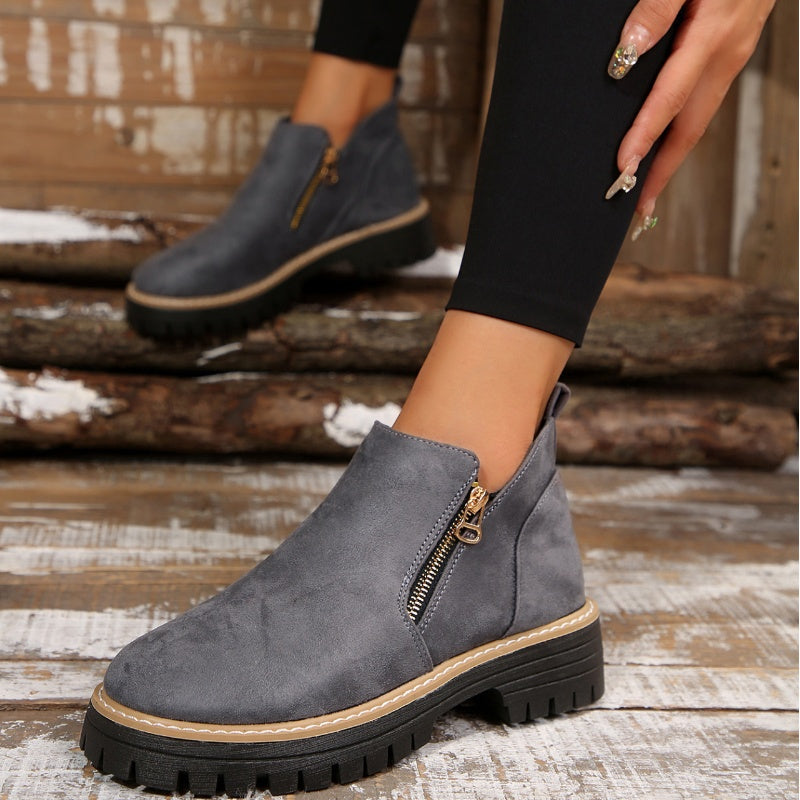 Plateau Stiefeletten Damen | Bequemer Halt & Sicherer Tritt 7