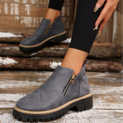 Plateau Stiefeletten Damen | Bequemer Halt & Sicherer Tritt 7