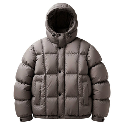 Haven | Hooded Down Puffer Jacket for Men – Casual Loose Fit