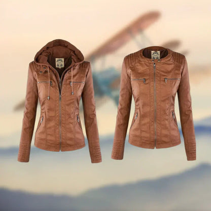 Winterjacke Damen | Abnehmbare Kapuze & Elegant 3