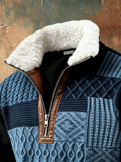 Sweatshirt Herren | Lässiger Retro-Style mit Farbblock-Design 2