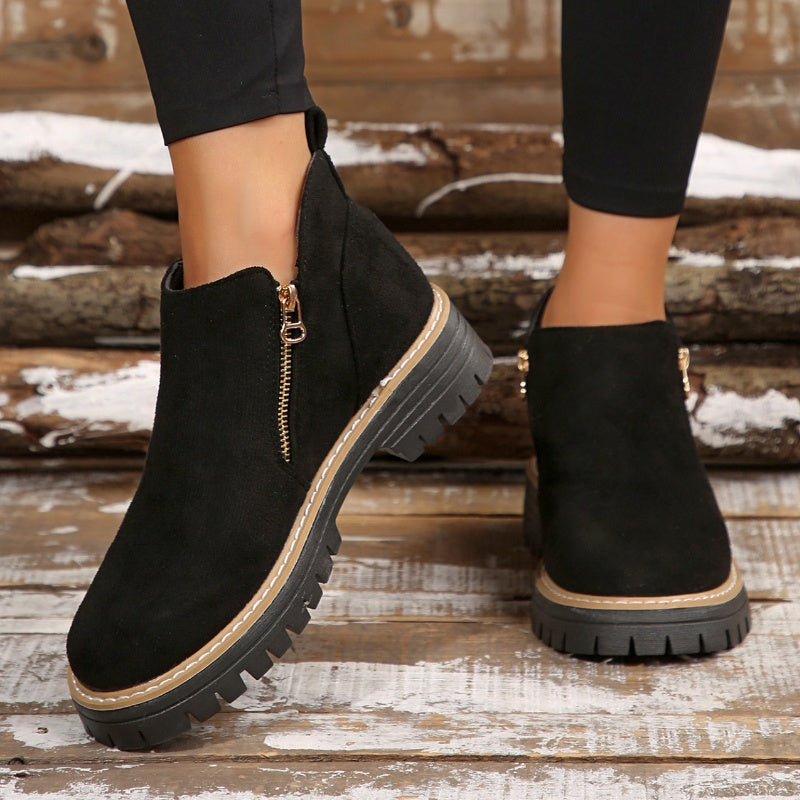 Plateau Stiefeletten Damen | Bequemer Halt & Sicherer Tritt 8
