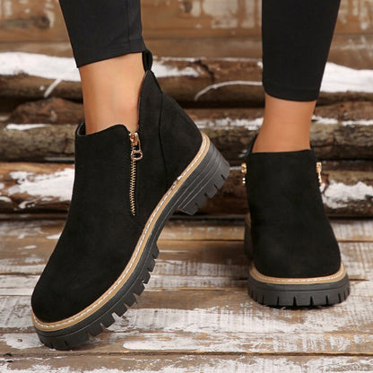 Plateau Stiefeletten Damen | Bequemer Halt & Sicherer Tritt 8