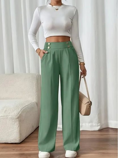 High-Waist-Hose Damen | Taillenbetonend & Fließend 12