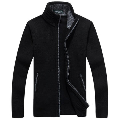 René | Winddichter Pullover mit Innenfutter