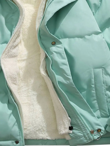 Steppjacke Damen | Warmes Futter & Kapuze
