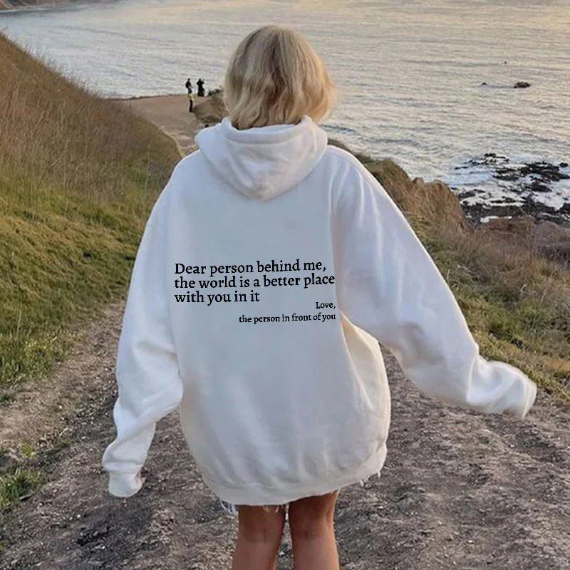 Damen Oversize Hoodie Bedruckt Kapuzenpullover Print Kapuze 1