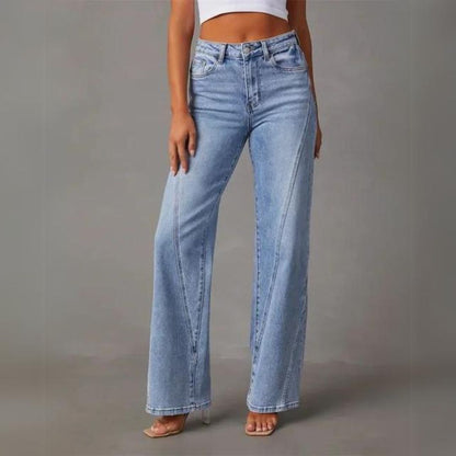 Jeans Damen High-Rise | Weites Bein & Bequemer Sitz 3