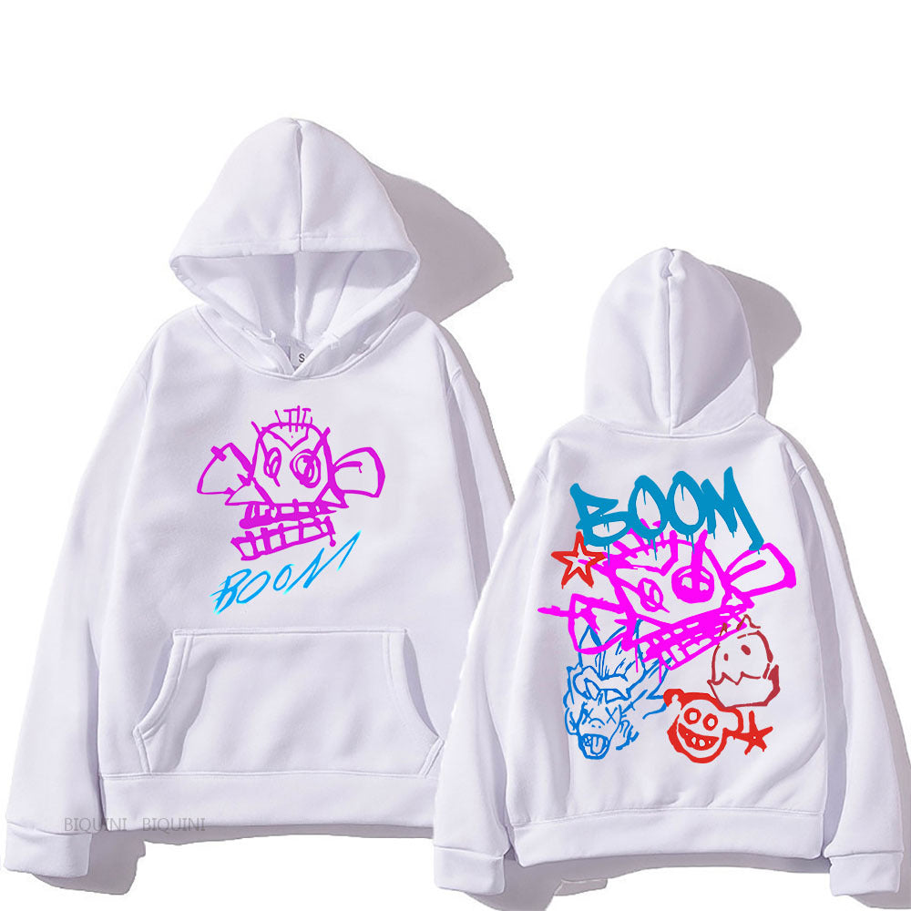 Hoodie Damen Langarm | Cartoon Print 2