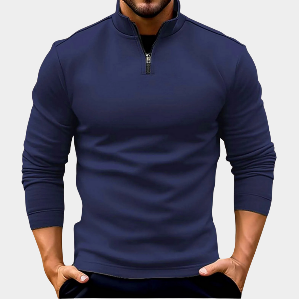 Pullover Herren | Viertelreißverschluss & Leichte Wärme 2