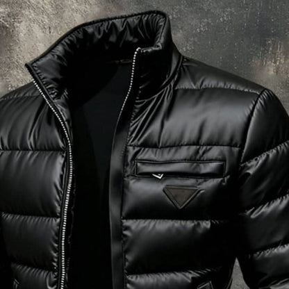 Summit | Puffer Jacket – Glossed Technical Shell für Herren