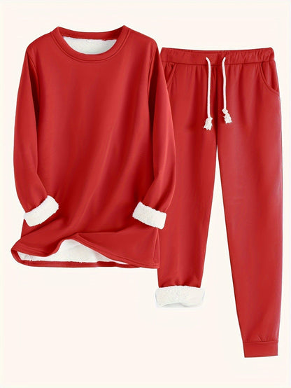 Gerdlotte | Damen Hausanzug Set Relaxed Fit - Blue - Image 9