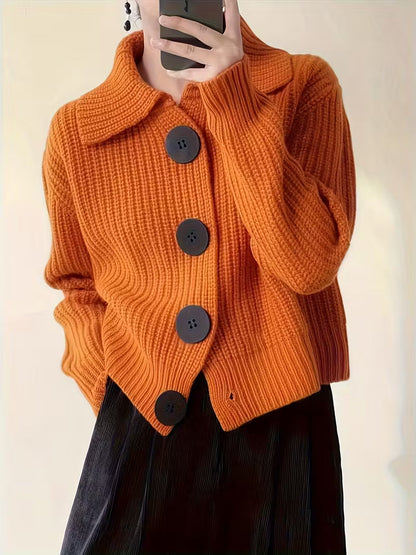 Strickpullover Damen | Mit Großen Knöpfen 1