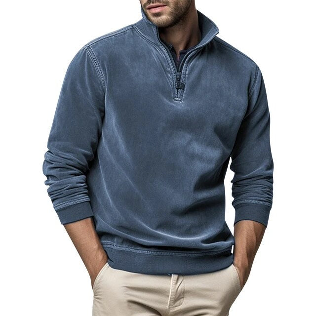 Pullover Herren mit Reißverschluss | Warm & Bequem im Winter 5