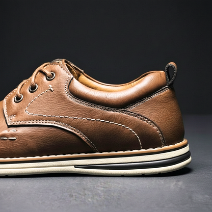 Herren Oxford Schuhe Klassisch Gepolstert Schnürschuhe 3