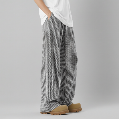 Damen Jogginghose Nadelstreifen Tunnelzug Jogger Hose 6