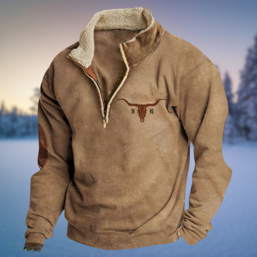 Winterpullover Herren | Halb-Reißverschluss & Warm 3