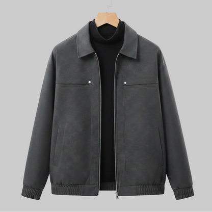 Herren Bomberjacke Strukturierter Kragen Regular Fit 9