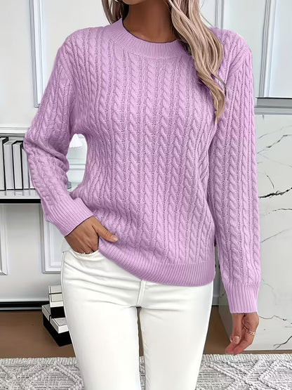 Strickpullover Damen | Zopfmuster & Gemütliche Wärme 19