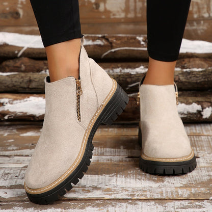Plateau Stiefeletten Damen | Bequemer Halt & Sicherer Tritt 10