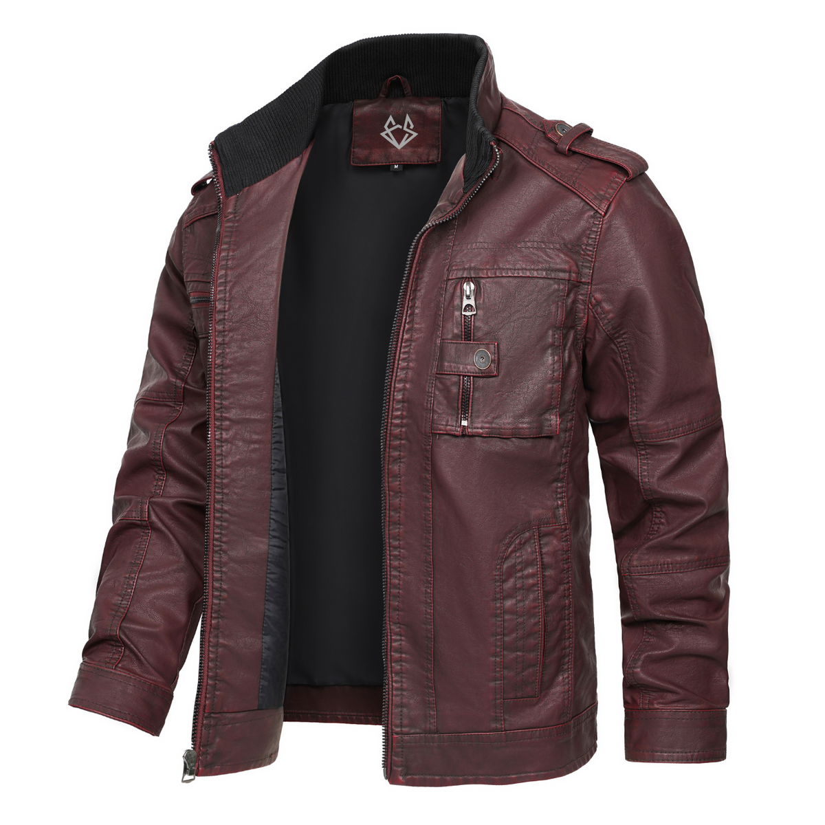 Jacke Damen | Bikerstil & Wattierte Innenfütterung 4