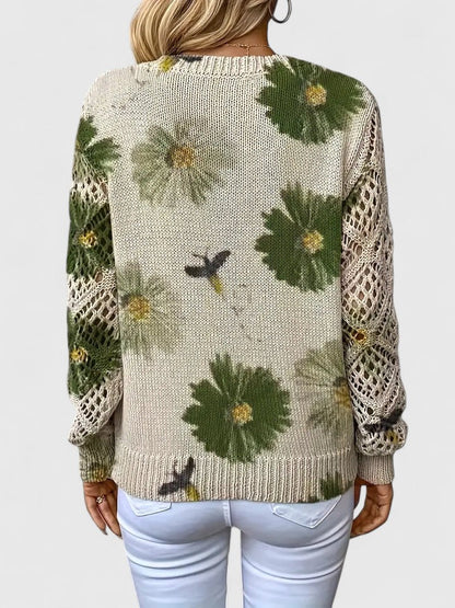 Pullover Damen | Florales Muster & Weicher Tragekomfort 9