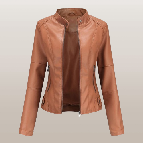 Kurzjacke Damen | Taillierter Schnitt & Stehkragen 4