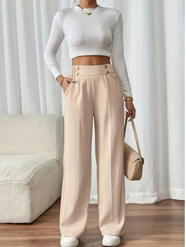High-Waist-Hose Damen | Taillenbetonend & Fließend 7