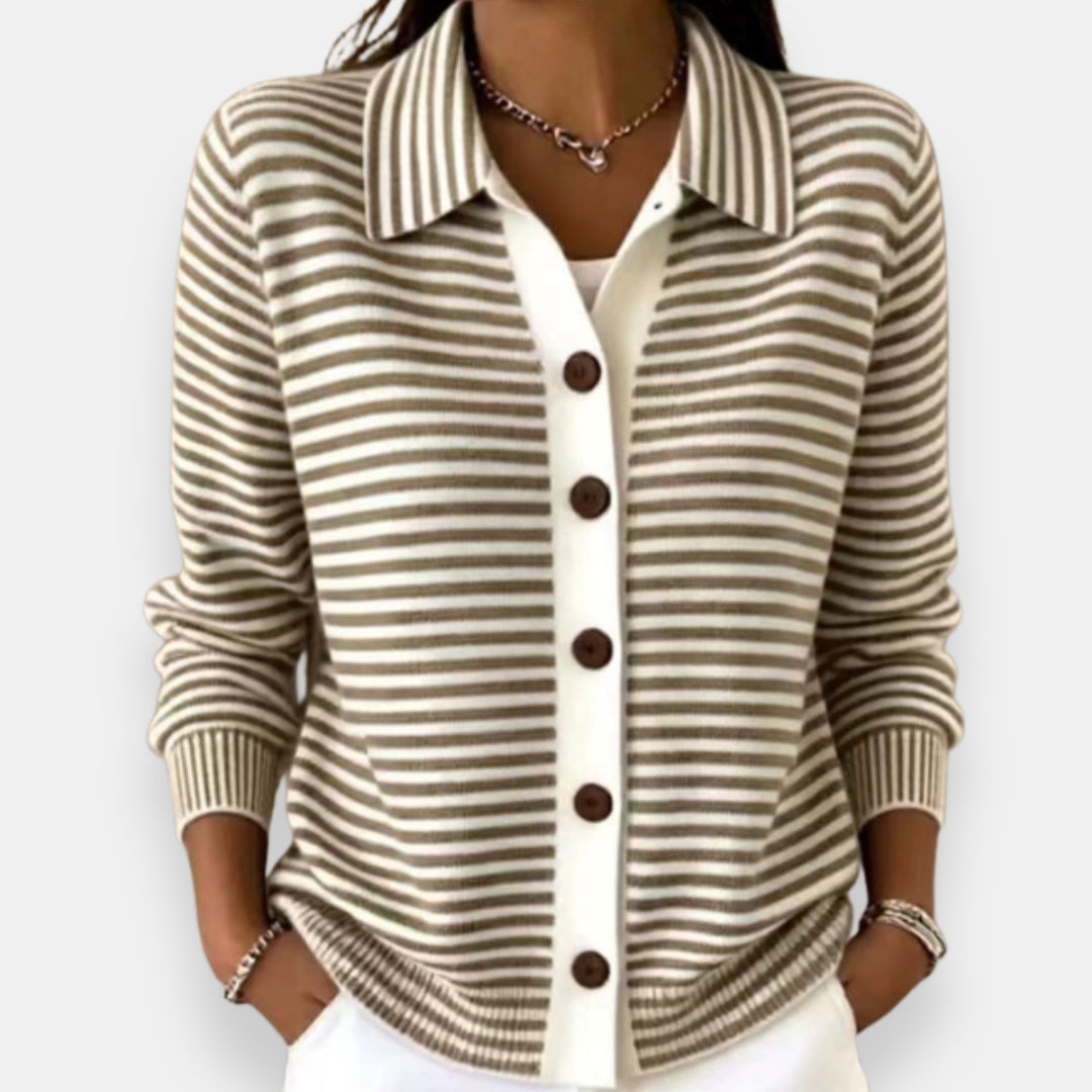 Cardigan Damen Gestreift | Weich & Elegant 1
