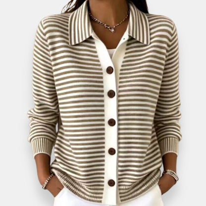 Cardigan Damen Gestreift | Weich & Elegant 1