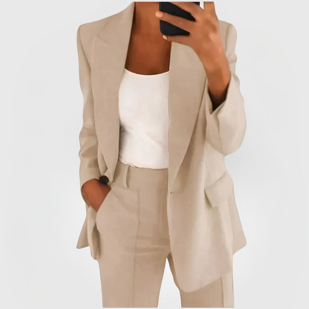 Anzug Damen Elegant | Blazer und Hose im Set 4